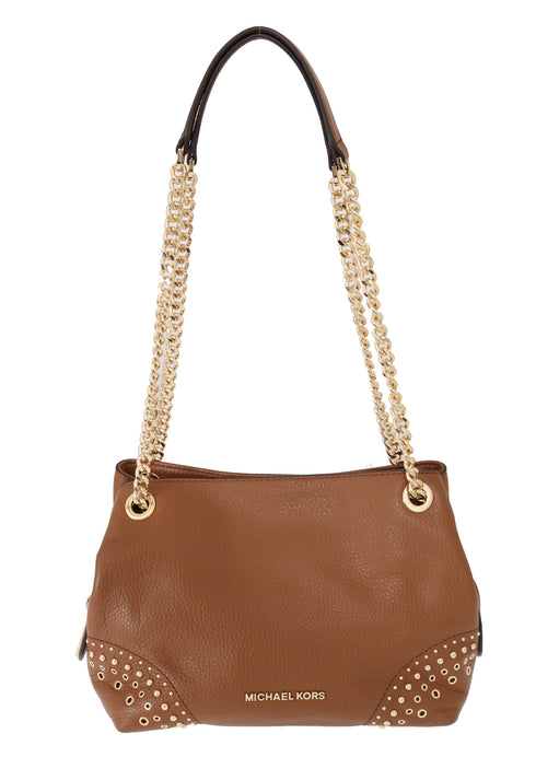 Michael Kors Brown JET SET Leather Shoulder Bag